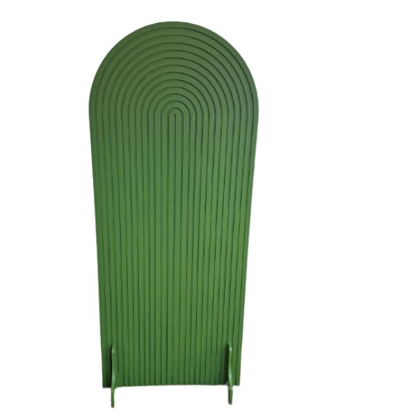 Painel verde com relevo